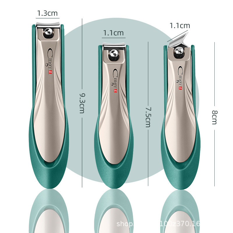 Herramientas de manicuría caseras tijeras anti-splashing abrazadera de bisagra única piel Amazon nuevo cortador de uñas cortador de uñas dormitorio