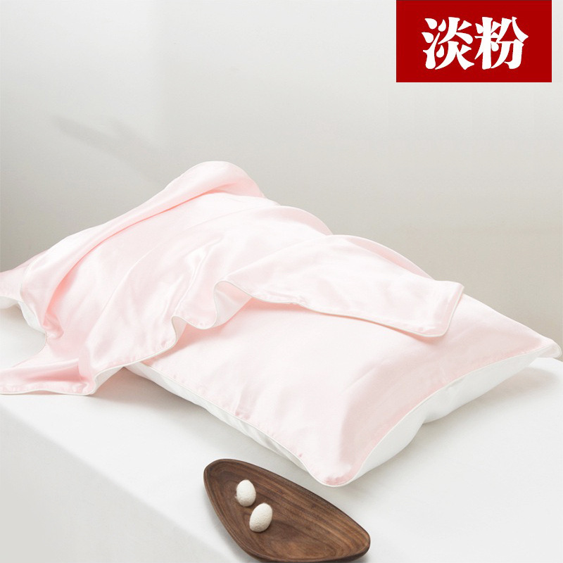シルク枕カバー20匁桑蚕糸とテンセルの組み合わせ、封筒型シルク寝具、メーカー直販