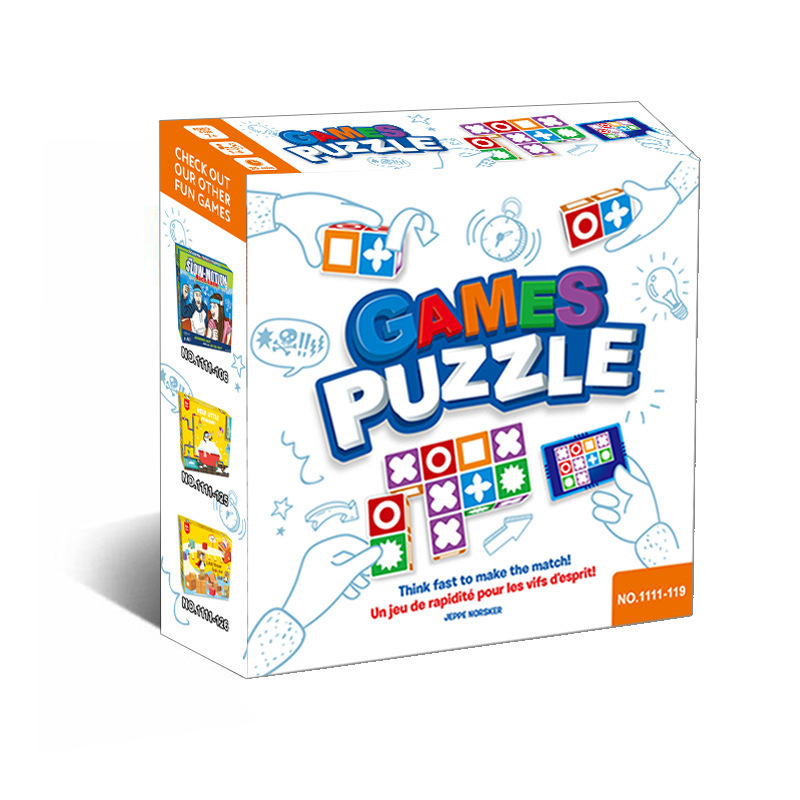 THE UZZLE Cross-border Space Logical Thinking Board Game Matching Game GAME PUZZLE Parent-Child Interactive Play