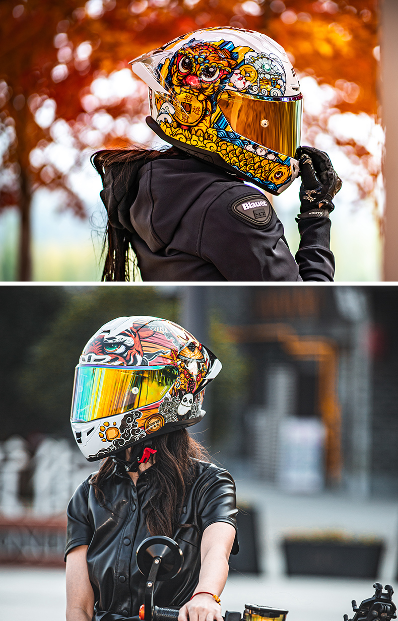 GSB Donglai Also Co-branded Motorcycle Helmet Full Face 361GT