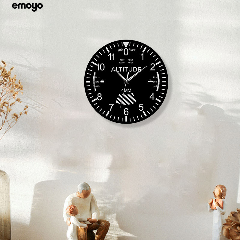 Reloj de tablero de coches creativo personalizado Reloj de pared mudo movimiento reloj decoración del hogar tienda decoración Reloj de pared