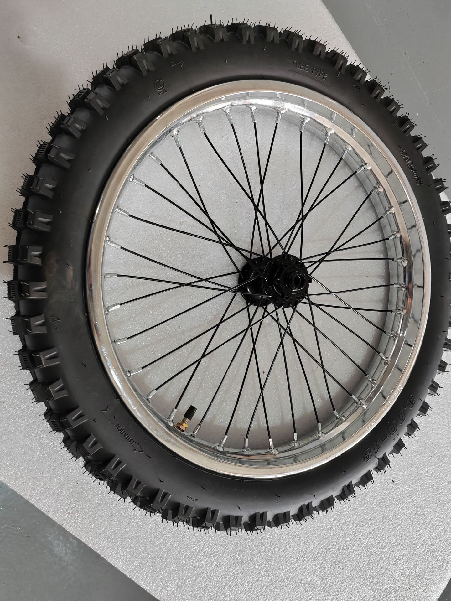 Motorcycle 21-inch front wheel off-road tire light bee dragon 19-inch front wheel set off-road electric vehicle high-power motor