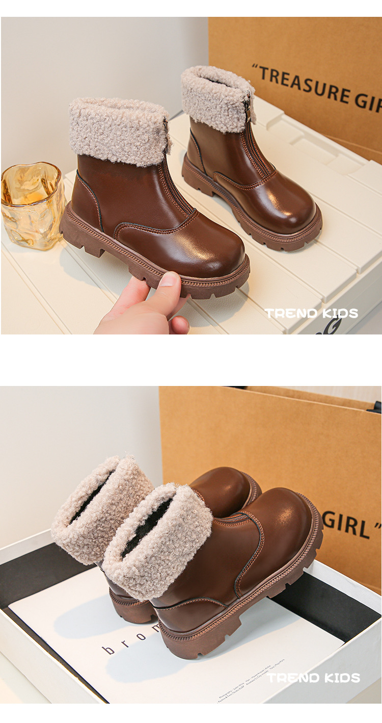 Velvet Martin 2024 Autumn/Winter New Collection Girls' Soft Bottom Two Cotton Short Children's Oxygen Princess Leather_voghion.com