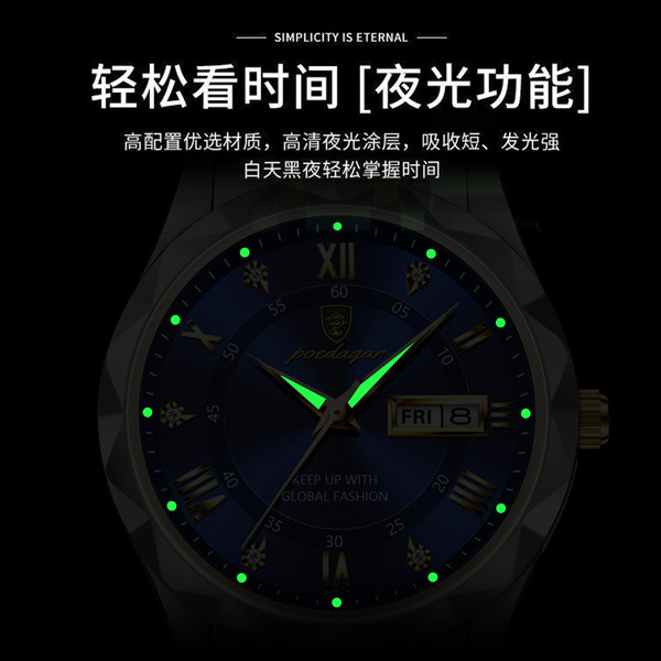 Waterproof trend swiss watch