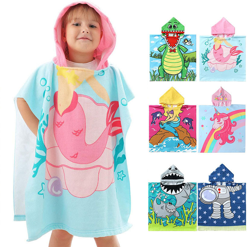 儿童浴巾披风 2