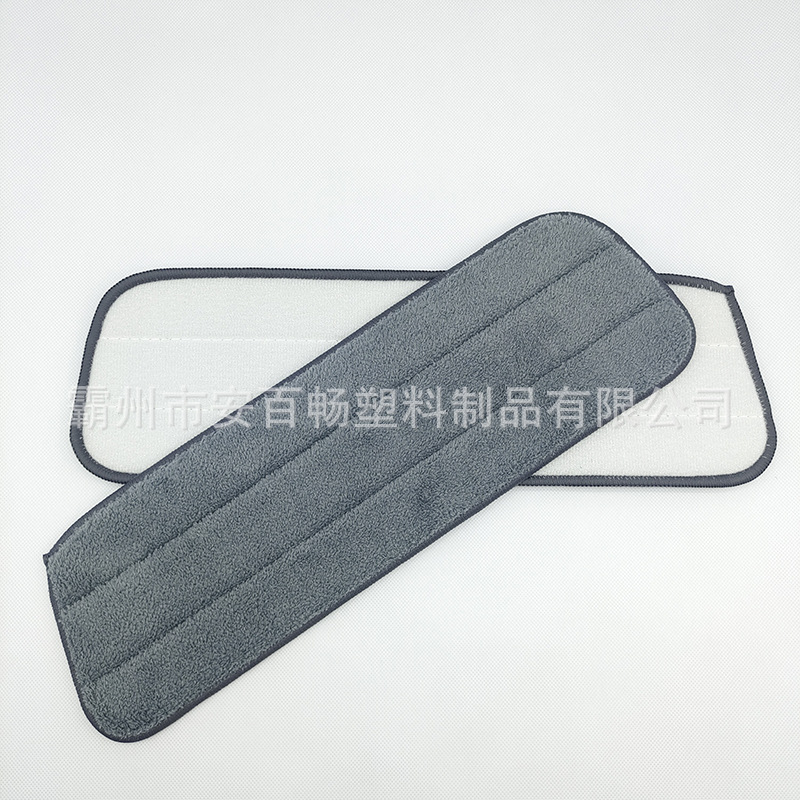 貼り付け式スプレー噴水モップ交換布自己接着式モップ布台形布サンゴ絨毛噴水モップ布