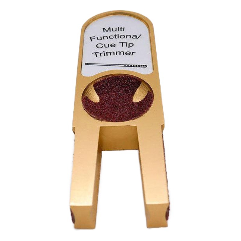 Dispositivo multifuncional de reparación de cabeza de cuero herramienta de reparación de varilla de billar dispositivo esmerilado multifuncional en forma de U cabeza de cuero presionando dispositivo de varilla de reparación