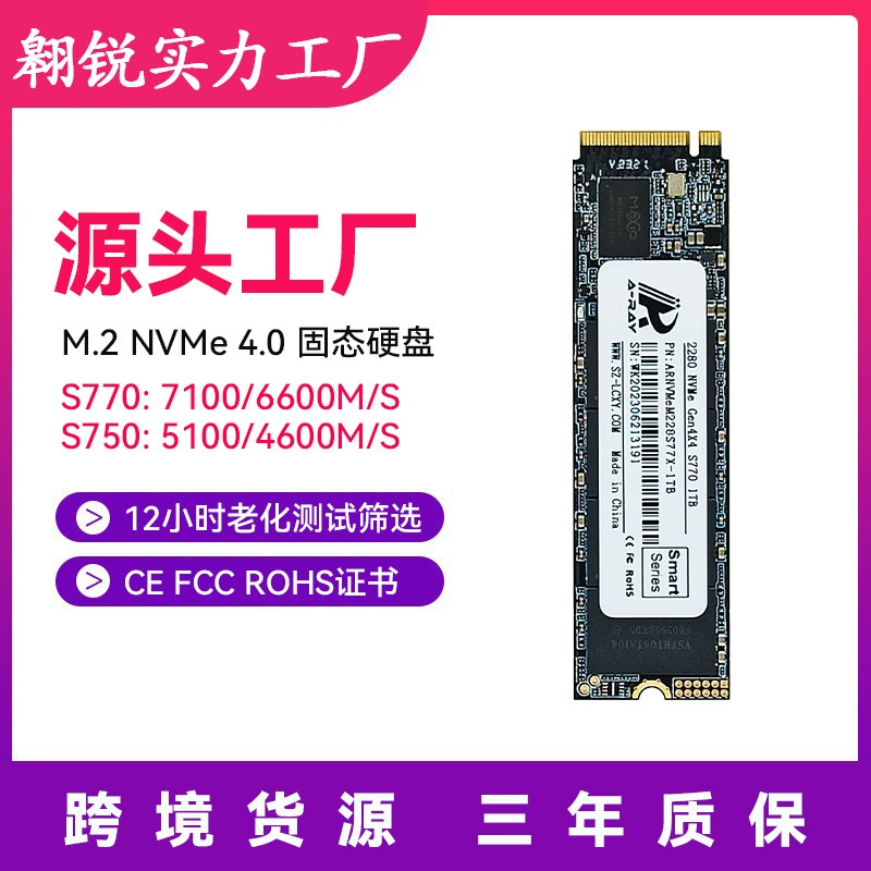Высокоскоростной NVMe 4.0 твердотельный накопитель 512 ГБ, интерфейс PCIe M.2, для ноутбука 1 ТБ, 2 ТБ SSD M.2