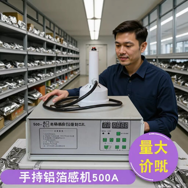 500A电磁感应铝箔封口机，塑料瓶 玻璃瓶封口机，蛋黄酥封口机，