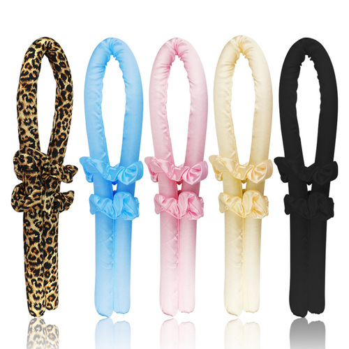 Amazon lazy curling iron sleep foam sponge hair curling iron big wave heatless automatic curling iron