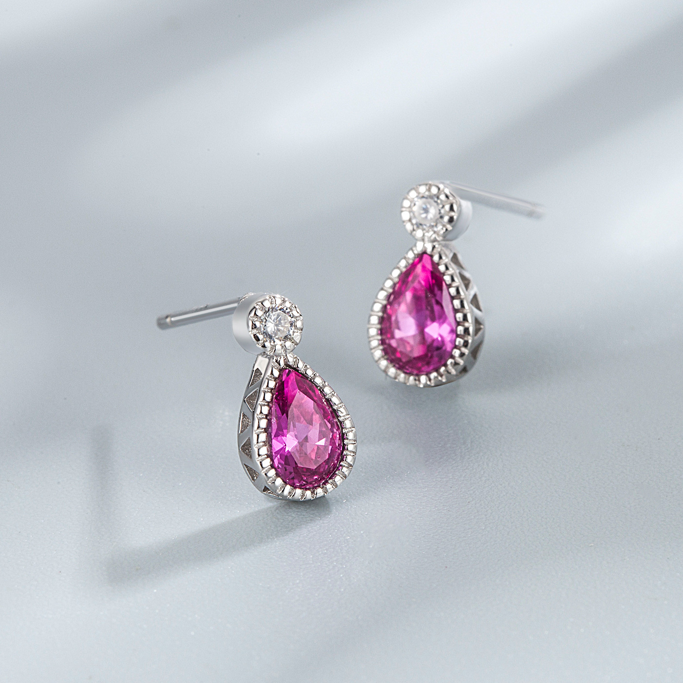 8g Weight Jewelry Set Classification Jewelry Set Quantity Daily, Date Occasion 925 Sterling Silver Material Geometric Pattern Women's Gender Elegant, Simple Style Style Sterling Silver S925   Mermaid Tears Jewelry Suit Water Drop S925 Silver Jewelry Set 8