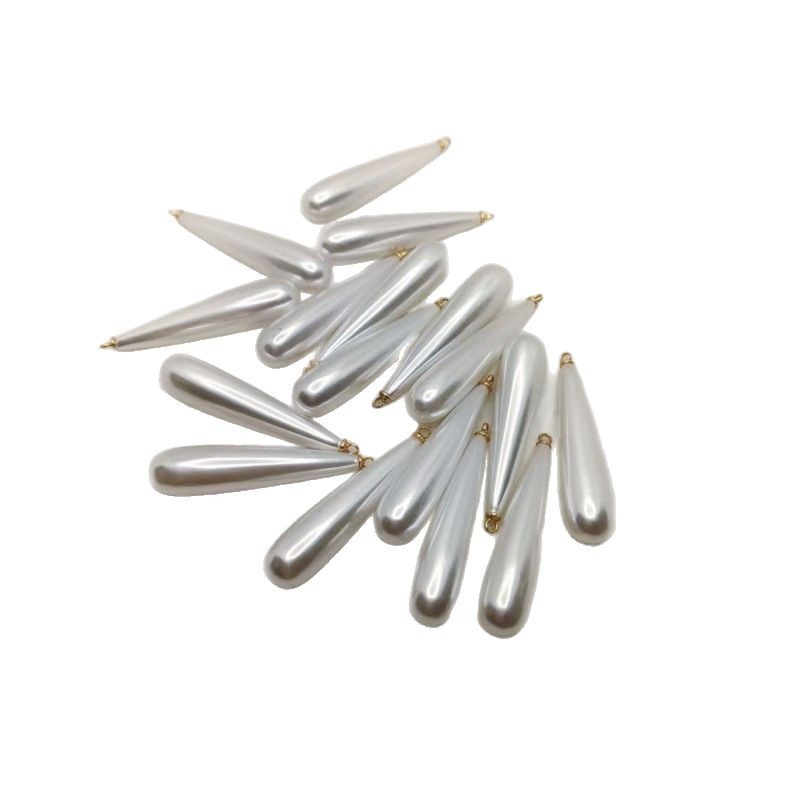 ハイライトは真珠の水滴のペンダントの流行のネックレスのイヤリングの部品をまねます。