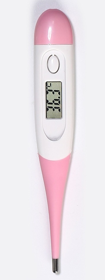 Termómetro digital electrónico de punta suave para axila infantil, alta precisión, fábrica de comercio exterior.