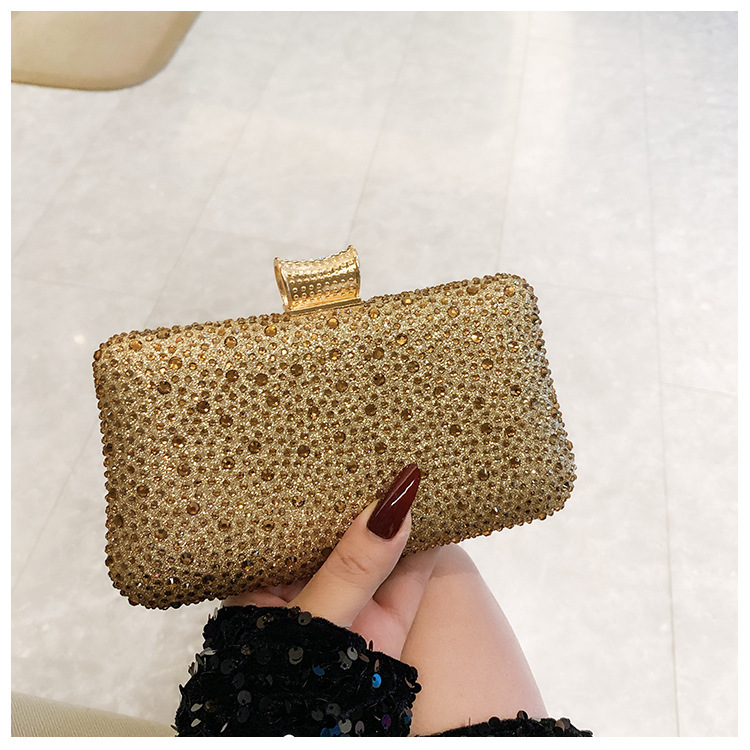 Bolsa de cena flash transfronteriza, bolsas de cena de diamantes calientes, bolsas de mano de diamantes de lujo, bolsas de mano de moda de fiesta