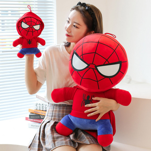 New Spider-Man Sweatshirt Avengers Hero Plush Toy for Boys, Gift Wholesale