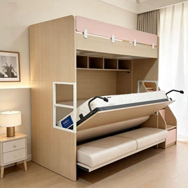 皮艺床;子母床;家具五金