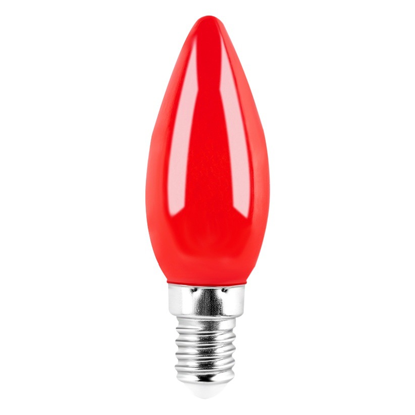 Bombilla led roja hogar e27e14 tornillo bombilla de ahorro de energía lámpara Mesa mágica MESA DE Buda vela Lámpara decorativa bombilla led