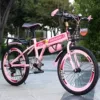 Folding bike shifter (brake handle), basket, princess style, deluxe edition