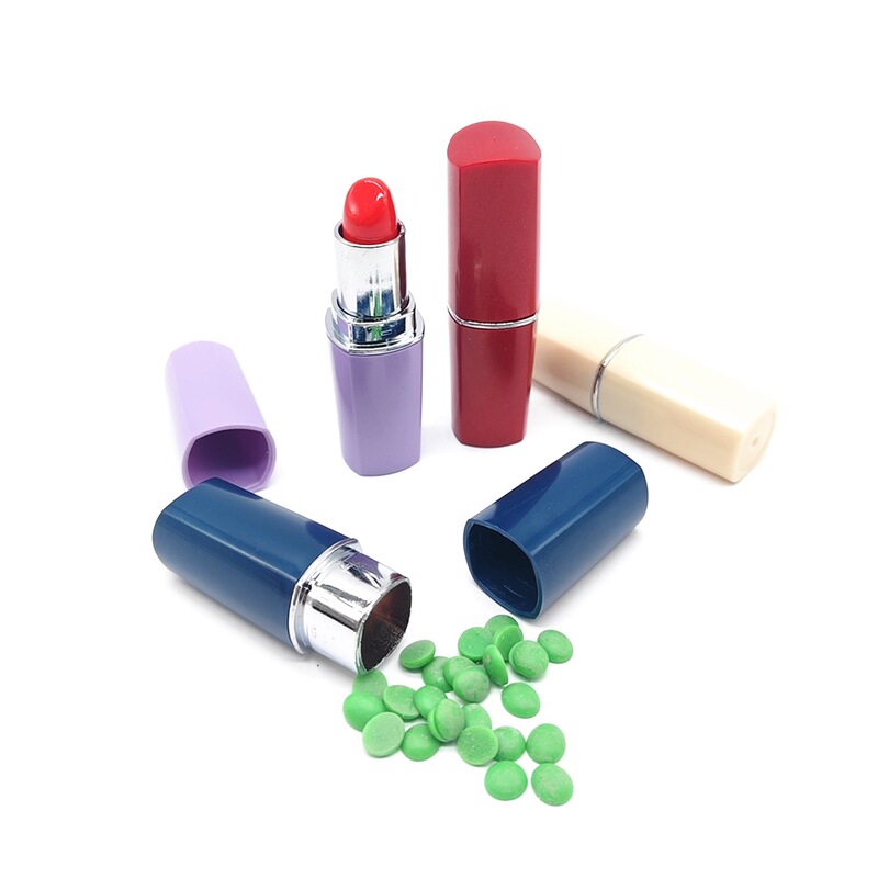 Creative Disguised Lipstick Storage Box, Pill Box, Safe Storage and Transfer for Hiding Items, Realistic Portable Mini Money-Hiding Gadget