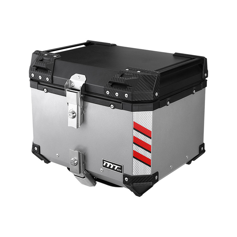 Scooter, caja trasera de aleación de aluminio, batería, ternero, coche eléctrico, maletero, gran capacidad para llevar