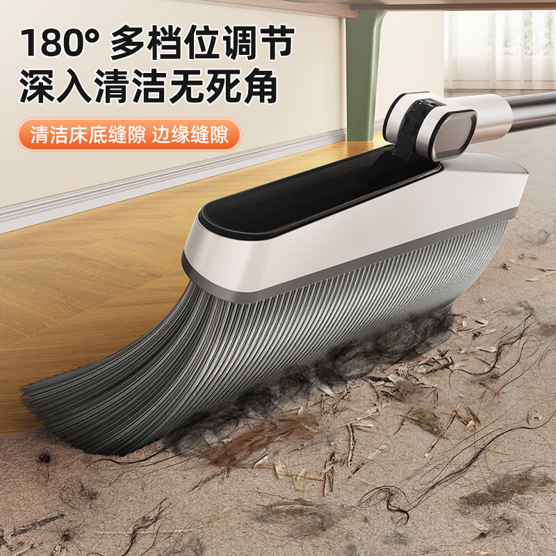 New Household Broom Set: Broom for Sweeping Floors, Hair Removal, and Mop Three-Piece Set with Broom and Dustpan Combination