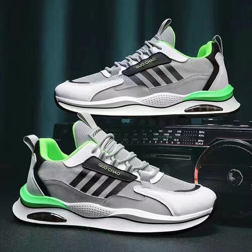 2024 New Autumn Sports Shoes Men's Trendy Lightweight Wear-Resistant Shoes Non-Slip Korean Version Versatile Running Versatile Casual Men's Shoes