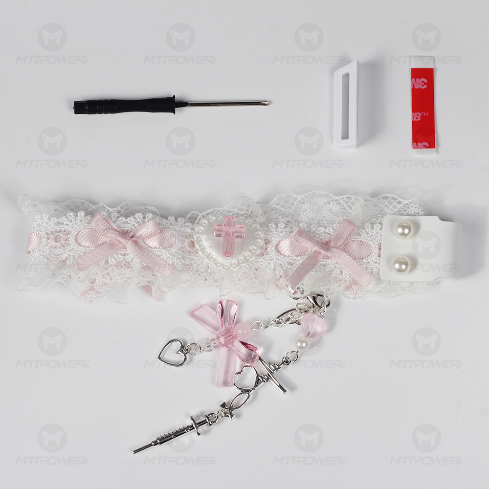 Caballos de teclado de encaje con hebilla teclado decorativo hecho a mano accesorios de teclado wootingATKDIY universal transfronterizo