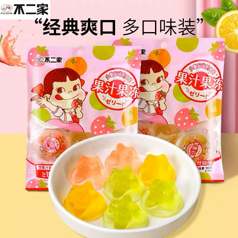 Buerjia Juice Jelly ассорти вкусы свадебный подарок на день рождения мешок закуски сувениры 90г/6 штук