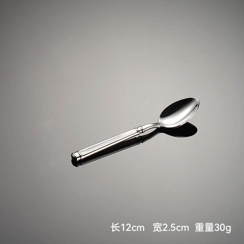 エイン鍛造304ステンレスローマ柱シリーズ洋食ナイフフォークスプーンホテル用食器重厚高颜値|undefined