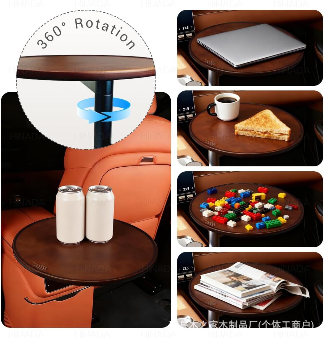 Car Table Wooden Car Suspended Small Table Car Tray Car Interior Car Dining Table Car Suspended Table