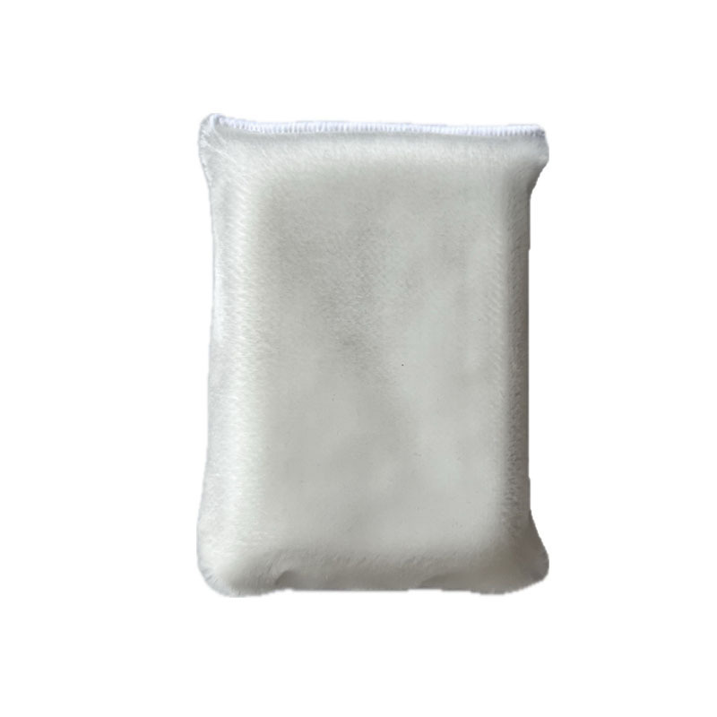 흰색 양면 브러시 천