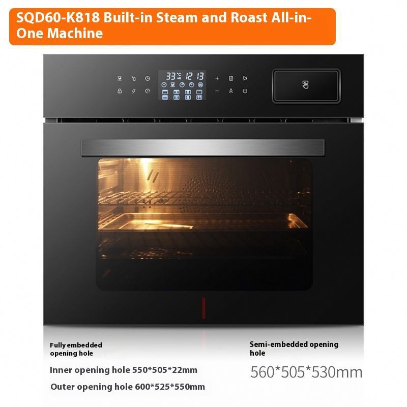 Cross-Border Foreign Trade 40L Built-In Steam Oven Electric Oven European Standard British Standard Australian Standard Household Steam and Bake All-In-One Machine