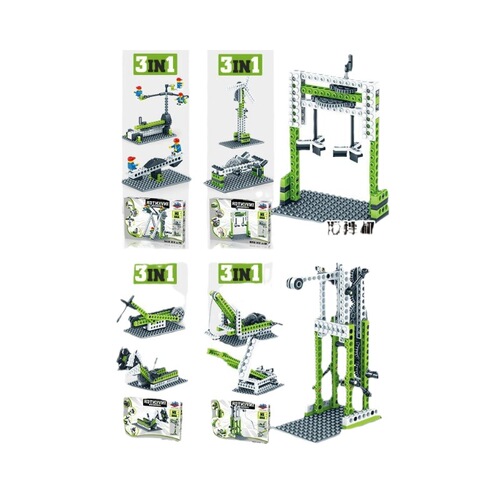 Intelligent Assembly Toy Educational Science Kit Building Blocks Gear Mechanical Set for Primary School Students Science and Technology Gift Training Institutions Cross-border