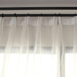 Modern minimalist window sand soft sand curtain white curtain yarn Nordic living room partition bedroom window screen bay window curtain