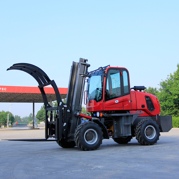 厂家现货工地越野叉车建筑越野一体式叉车砖厂搬运车