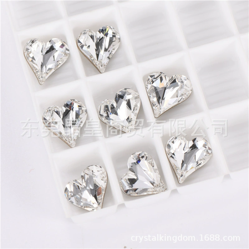 施华洛世奇元素 Модный бриллиант для маникюра, аксессуар, аксессуары, 13 мм