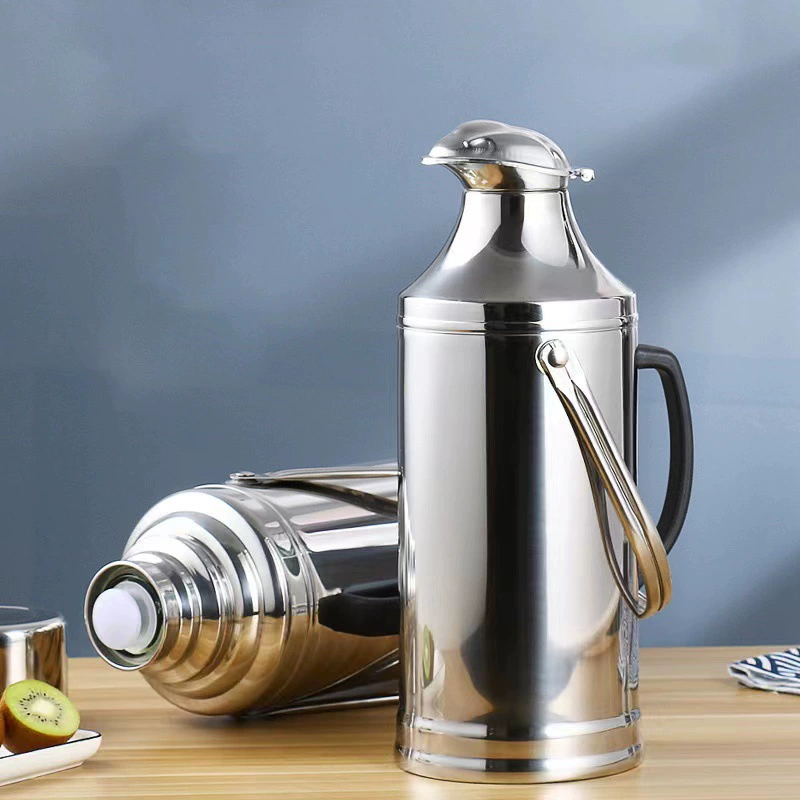 Нержавеющая стальная грелка для воды, термобутылка Kaishu, изолирующий домашний чайник с подогревом, корпус нагревательной бутылки, для студенческого общежития