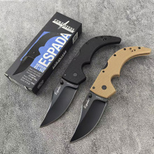 跨境热卖冷钢ESPADA折叠刀户外野营垂钓登山紧急求生水果折刀