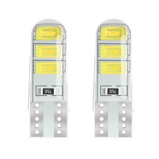Factory Direct Sales Car Led Driving Light Width Light T10 Two-Color Silicone 6 Lights 5630 Reading Light License Plate Small Light