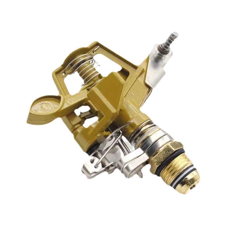 4 puntos 6 puntos de aleación de zinc ajustable 360 grados giratorio Rocker brazo boquilla controlable ángulo jardín césped boquilla de refrigeración