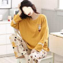 双面睡衣女秋冬长袖女士韩版可爱休闲春秋款家居服女套装