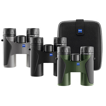 蔡司（ZEISS）陆地TERRA ED 10X32黑色 双筒望远镜高清高倍