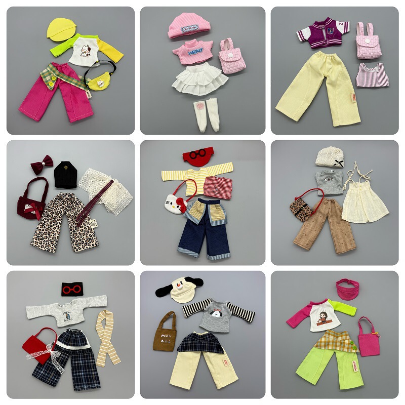6-Point Bjd Doll Clothes for Akagi Body, Gl Body, Stick Body, 30cm Doll Clothes, Ghost Mom Doll, Lolita Dress-Up Clothes