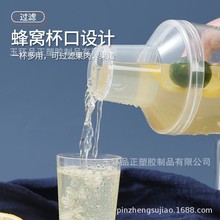 摇摇乐奶茶杯 网红一次带盖塑料果汁饮料瓶果茶雪克杯哥俩柠檬茶