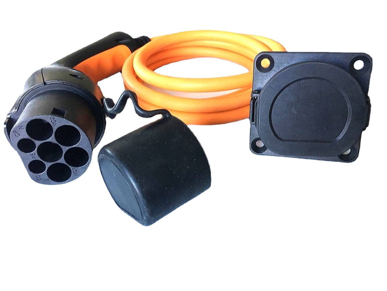 新能源汽车充电器 M22-14P母针后装面板式大功率防水航空插头