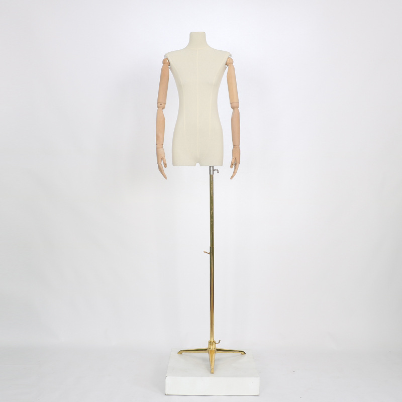 Mejorada modelo plano accesorios de las mujeres medio cuerpo ventana soporte muñeca tienda de ropa cuerpo modelo soporte de exhibición de cuerpo completo