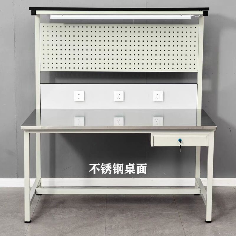 カスタマイズされた印刷工場電子機器検査テーブル自動車部品店衣料品工場ライト引き出し付き帯電防止作業台|undefined