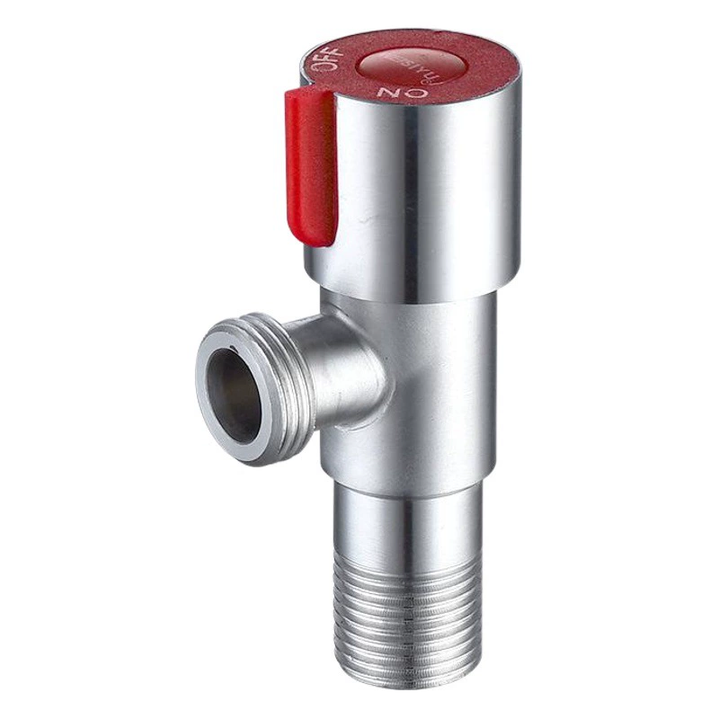 Угловой клапан из нержавеющей стали 304 Матовый взрывозащищенный треугольный клапан восьмисловный клапан туалетный водонагреватель Горячая и холодная трехходовой клапан запорный клапан воды