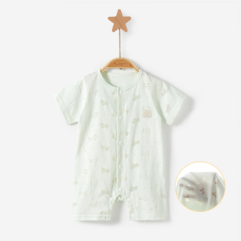 Bebé mono verano delgada de manga corta pijamas mameluco traje infantil recién nacido Ropa niños y niñas Bebé Ropa de verano