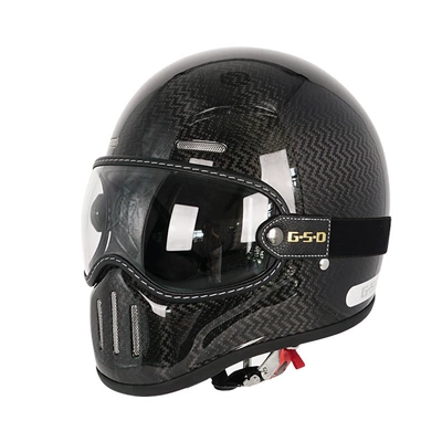 Full-Face Electric Motorcycle Helmet for Men, Motosiklet kaskı (dəbilqə) - wave-pattern-transparent-mirror-m55-56